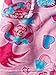Trolls Girls' Little Luxe Plush Robe, Light Pink Fun, 6