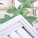 Velvet 7 Slots Ring Earrings Trays Showcase Display Jewelry Organizer (White)