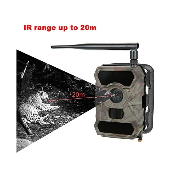 Tierkamera Wildkamera Fotofalle Jagdkamera Trail Wildlife Kamera 12MP HD Spielkameras 1080P Digital Jagdkamera 940NM… – Bild 5