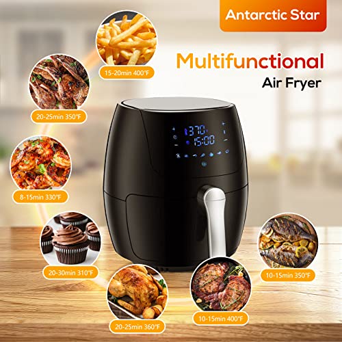 Antarctic Star Air Fryer,6 Quart (5.6 Liter) Electric Hot Air Fryers