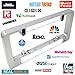 Cowboys License Plate Frame | Lights Up While Decelerating | No Wires, Battery Operated | Go Cowboys Inserts + LUMISIGN Frame (Bundle)