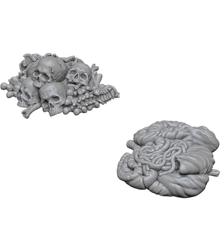 WizKids Deep Cuts Unpainted Miniatures: Treasure Piles - Tabletop RPG Terrain