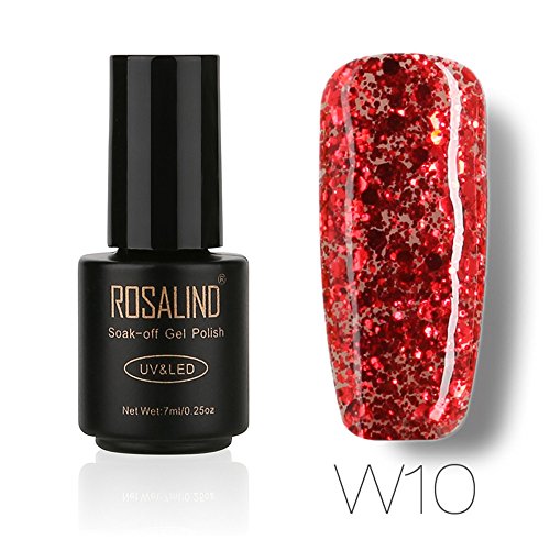 Oksale ROSALIND 7ML Gel Nail Polish Nail Art Nail Gel Polish UV LED Gel Polish Semi Permanent Varnish (W-10)