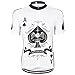 PANDOOM Men's Breathable Short Sleeve Cycling Jersey Quick Dry Biking Shirts For Outdoor Sports