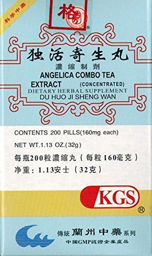 Angelica Combo Tea Extract (Du Huo Ji Sheng Wan) 6 BOTTLES