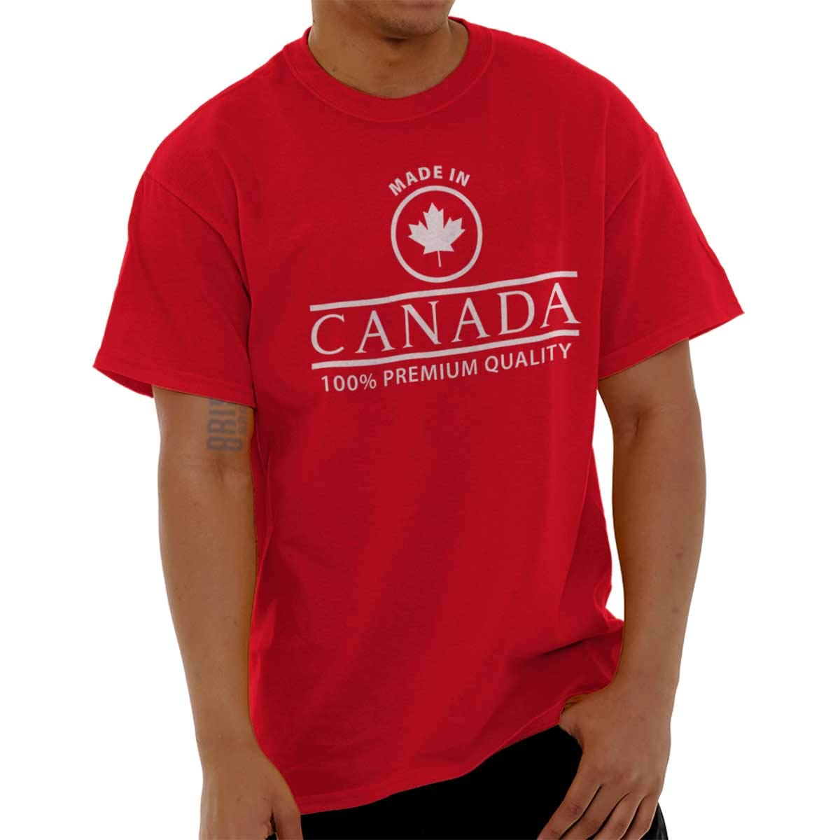 Made In Canada Maple Leaf Canadian Pride T Shirt Tee Stellanovelty