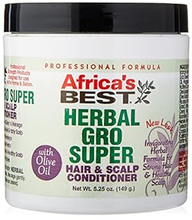 UPC 034285506049 product image for Africa's Best Super Gro Maximum Hair and Scalp Conditioner, 5.25 Ounce (B000TBWZ | upcitemdb.com