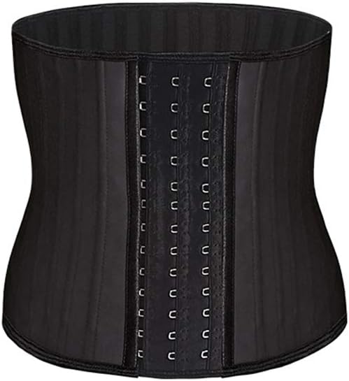 Cnwang Latex Waist Trainer Belt for Body Weight Loss Hot Sweat Fat Burning Shaper Workout Trimmer Band,postpartum Abdominal Band