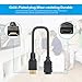 LANMU HDMI Extender, HDMI Extension Cable Male to Female 18Gbps High Speed 4K Extender Cord Adapter Compatible with Roku/Fire TV Stick,Chromecast, PS4/PS5,Nintendo Switch (1FT, 2Pack)