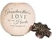 Pavilion Gift Company 19007 Light Your Way Terra Cotta Candle Holder, Grandmother, 5-Inch