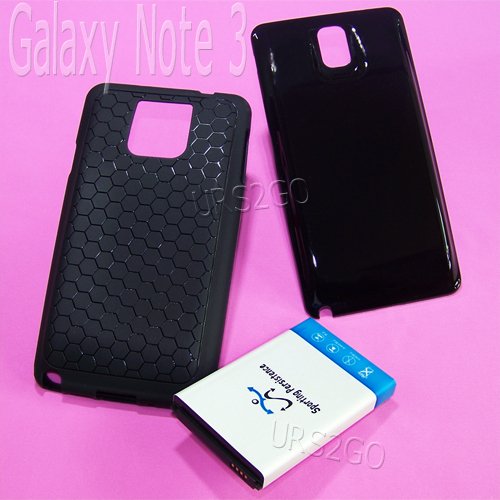 High Capacity Replacemrnt 10800mAh Extended Battery for T-Mobile Samsung GALAXY Note 3 SM-N900T Back Cover TPU Case MobilePhone