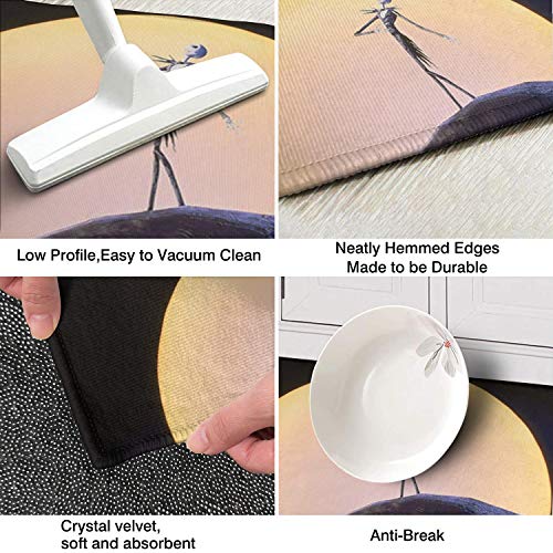 GUYJBcn 2 Pieces Ergonomics Nightmare Before Christmas Jack Kitchen Rug