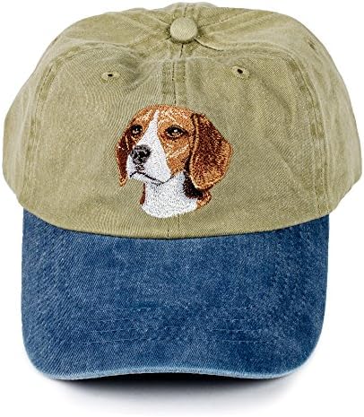 Pet Gifts USA Dog Breed Green Blue Cotton Baseball Style Hat