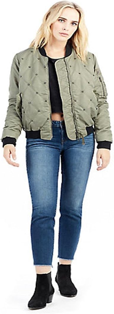 true religion quilted bomber jacket