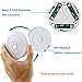 SOAIY 4PCS Dimmable Battery Powered Stick-on LED Tap Closet Lights with Touch-Activated Sensor, Touch Detected Night Light for Under Cabinet, Car, Storage Room, Utility Room