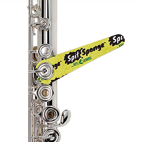 Spit Sponge - The Refreshingly Honest Woodwind Pad Dryer with Dual-Texture microfiber for a cleaner flute, clarinet, oboe, bassoon, piccolo and more
