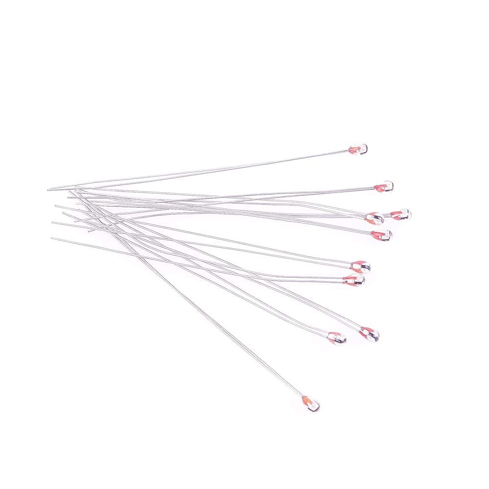 ICQUANZX 10Pcs 100K Ohm NTC Thermistor, Temperature Sensor for 3D Printer