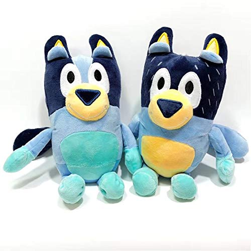 DHCY 4pcs Bluey Stuffed Animal Bluey Family Bluey and Bingo Plush Toys