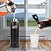 Mountain Source 27oz Thermos Stainless Steel BPA-free Insulated Water Bottle (Black)
