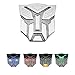 Skyland Car Decoration Transformers Sticker Logo Solar Energy Metal 3D Decepticons Emblem Badge Decal Truck Auto Styling Warning Lamp