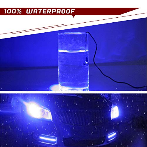 image for Eagle Eye Led Lights, YINTATECH 10pcs Blue Eagle Eye 18mm Universal Da