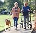 Journey UPWalker Standard – The Original Upright Walker – Premium, Lightweight Adjustable Upright Rollator Walker with Seat for Adults, Seniors & The Elderly