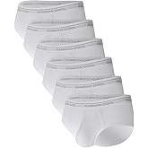 BAMBOO COOL Mens Breathable Soft Underwear Open-fly Classic Briefs, Tag-free