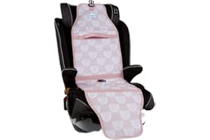 Cool Carats Car Seat Cooling Pad for Babies, Toddlers, and Kids - Comfortable and Durable Cooling Pad for Hot Summer Days - One Size Fits All, Love Pink