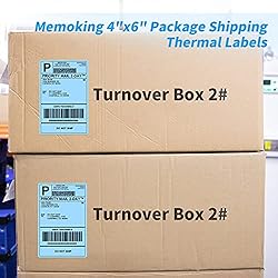Memoking 4x6 Thermal Direct Shipping Labels
