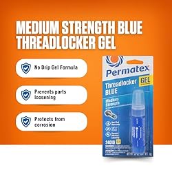 Permatex 24010 Medium Strength Threadlocker Blue