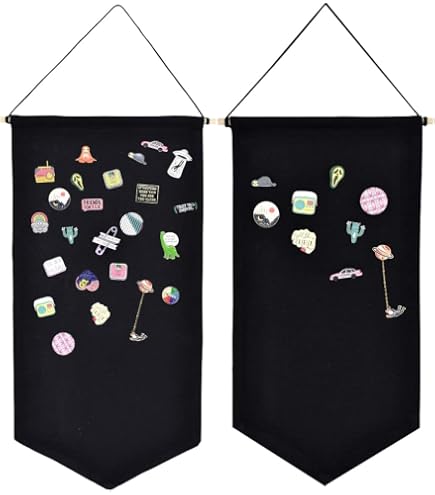 5 Pack Canvas Banner Jewelry Organizer - Blank Wall Hanging For Brooches, Pins & Jewelry | DIY Display Board - View #5