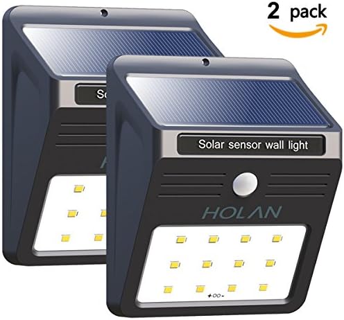 Solar Motion Sensor Light,Mulcolor 12 LED Wireless Rainproof Solar Powered Security Light Outdoor Wall Light for Patio, Deck, Yard,Garden,Driveway,Outside,Pack of 1