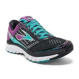 Brooks Women's Ghost 9 Black/Sparkling Grape/Ceramic Running shoes - 7 B(M) US