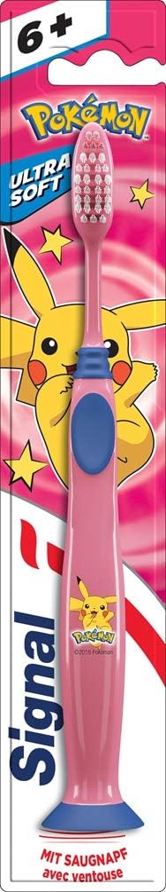 Signal Junior Toothbrush for Children Aged 6 and Over, Pack of 1, Yellow - Image 3