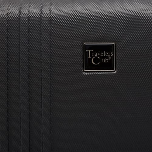 Travelers Club Cosmo Hardside Spinner Luggage, Charcoal Grey, CarryOn