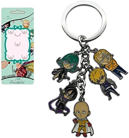 Anime One Punch Man Key Chain Zinc Alloy Keychain (B)