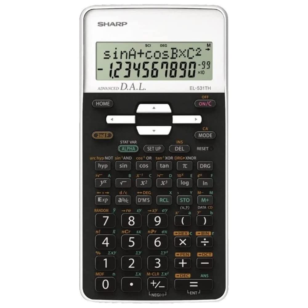 Sharp EL-531XH Scientifc Calculator Black EL531THBWH