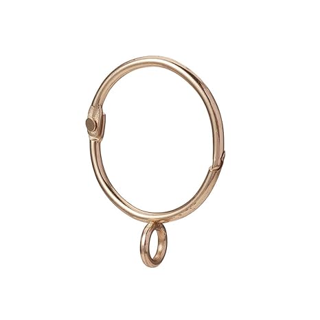 Increway 16 Pack Open Metal Curtain Eyelet Rings Curtain Rings