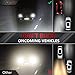 H1 LED Headlight Bulbs - The Smallest LED Car Headlamps - Extremely Bright: 10000 lumens - LED Conversion Kit - 6500K White LED Light - SUTU AUTO - 80W CHIP CSP - Low beam/high beam - w/Canbus/Decoder