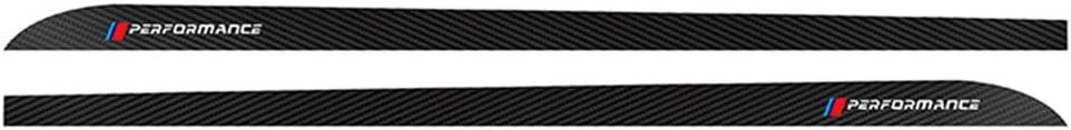 arthomer M Performance Colour Car Decal Graphic Side Stripe Set Side Skirt Sills Stickers For BMW F30 F31 F32 F33 F15 F16 F10 E60 E61 Carbon Fiber Vinyl Decals Bumper Window Side Skirt