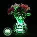 Szyoumy Submersible 10 LED Lights RGB Multicolor Waterproof Wedding Party Vase with 24 Keys Remote Controle Lamp (Package 1 pcs 10 led Light)