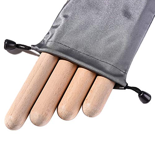 Rhythm Music Lummi Sticks for Kids, 16 Pack Sticks with Carry Bag, 8 ...