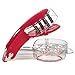Agile-shop Kitchen Gadget Stainless Steel Zigzag Blades Cherry Pitter - 6 Cherries