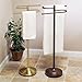 Gatco 1508 Floor Standing S Style Towel Holder, Bronze