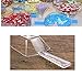 Sohapy 5.5 Inches 12 Pack Mini Food Grad Clear Plastic Kitchen Scoops for Wedding, Protein Powders,Candy Dessert Buffet,Tea,Coffee and Ice Cream