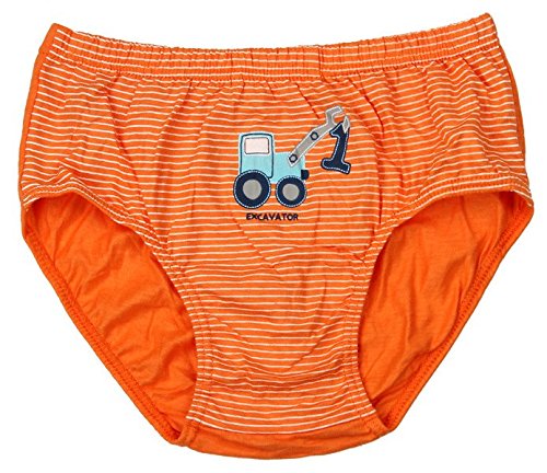 Baoji Boys Underwear, FunkyDog Toddler Underwear Cotton Underwear,Cars Pattern Men Underwear Boxer Briefs(Pack of 5)(2T-3T) (2-3 Years/M)