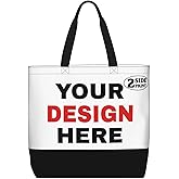 Personalized Tote Bag Custom Tote Bags with Logo Design Your Own Image Custom Bag