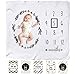 Upside Up Baby Monthly Milestone Blanket | Thick Fleece Swaddle & Throw for Infant & Babies 0-3 Months, 3-6, 6-9, 9-12 | Photography Backdrop Photo Prop for Newborn Boy & Girl - New Mom