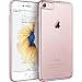 iPhone 7 Case, ESR iPhone 7 Clear Soft TPU Back Cover with Electroplating Frame Bright Glossy Metal Coloring Bumper [Slim Fit] for 4.7 inches iPhone 7 - Rose Gold Plating Frame