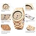 Bewell W065A Lightweight Vintage Wooden Watch Men Quartz Luminous Pointers Wrist Watch (Maplewood)